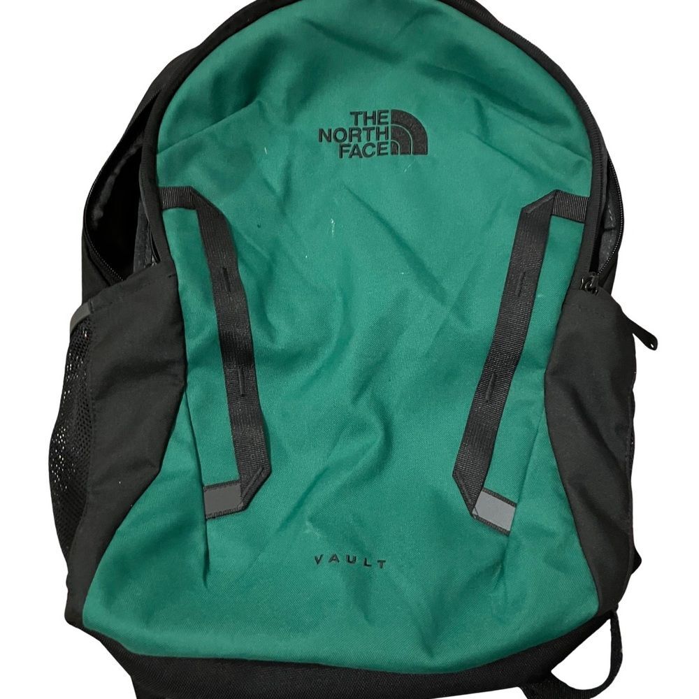 The North Face Vault Backpack in Teal and Black